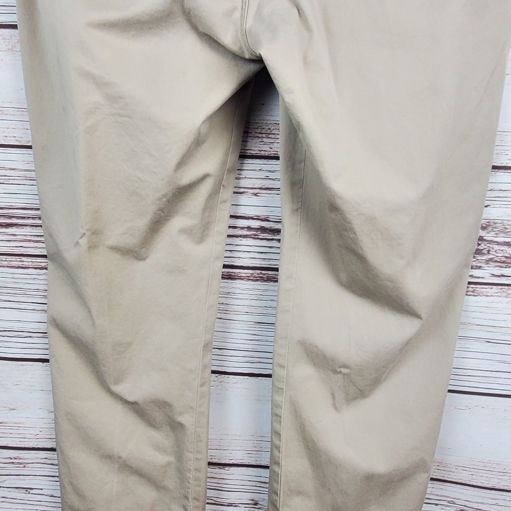 POLO Ralph Lauren Mens 36x32 The Polo Chino Khaki/Beige Straight Leg Pants - Picture 7 of 11